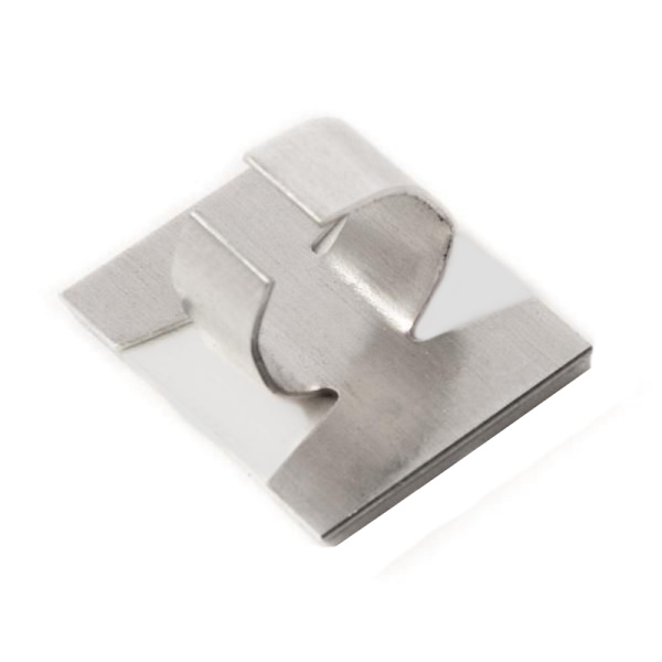 Self Adhesive Aluminium Cable Clips 10mm Packet 10