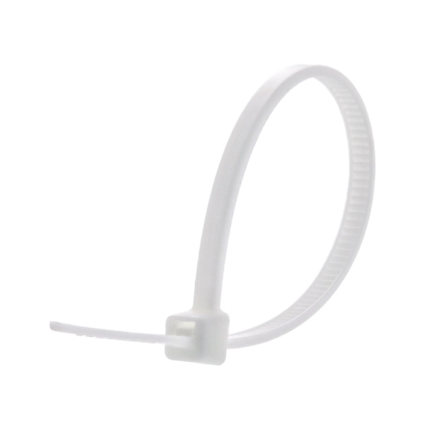 100mm x 2.5mm White Cable Ties Packet 100
