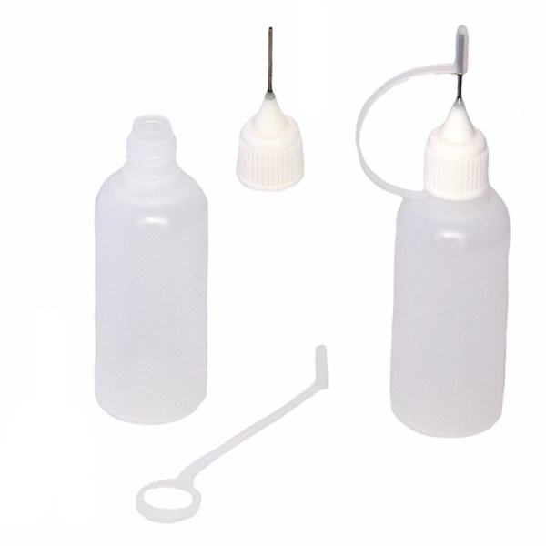 Needle Tipped Plastic Squeezable Bottles 5ml x 2