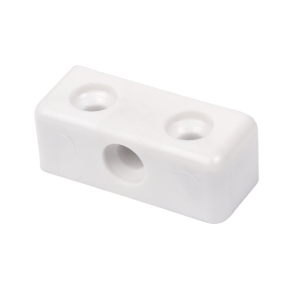 White Assembly Joint For Baseboard Corners