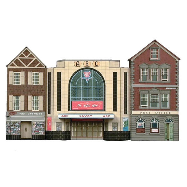 Superquick C2 Cinema Post Office Shop Low Relief OO/HO Card Kit