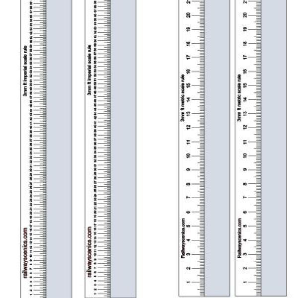 Metric And Imperial Scale Rulers Download All Scales