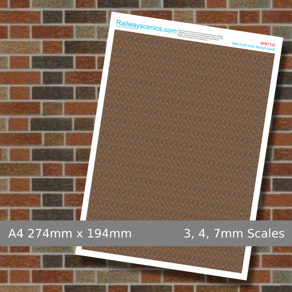Red Multi Brick Flemish Bond Brick Texture Sheet Download