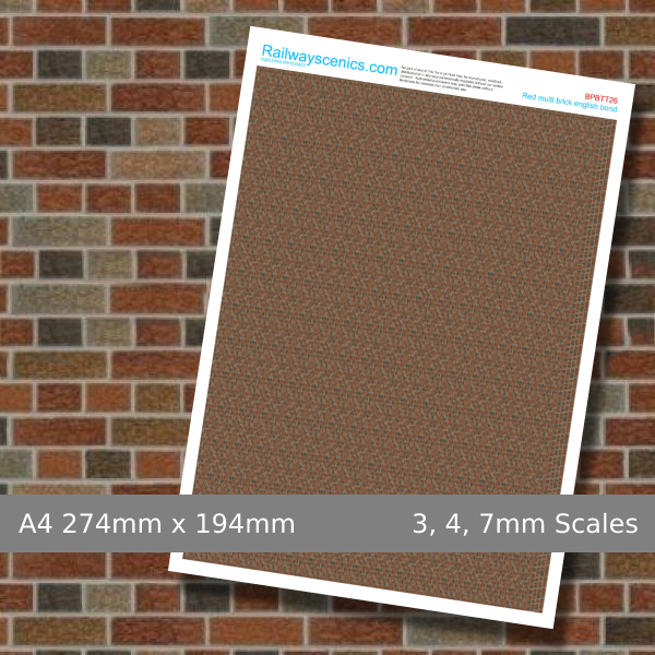 Red Multi Brick English Bond Brick Texture Sheet Download
