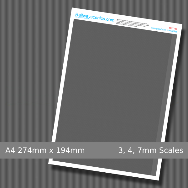 Corrugated Dark Grey Industrial Siding Texture Sheet Download