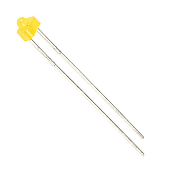 1.8mm 2.1V Standard Diffused Yellow LED Resistor Required
