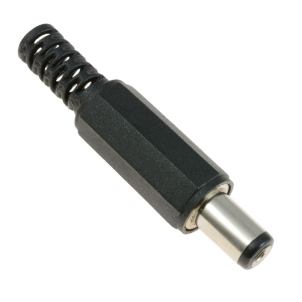 2.1mm x 5.5 x 9mm Short DC Power Plug