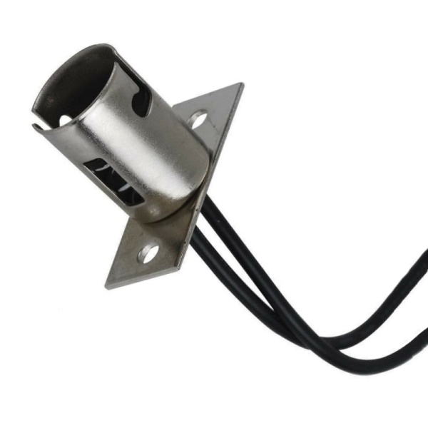 Prewired Lamp Holder on Bracket BA15d Twin Wire