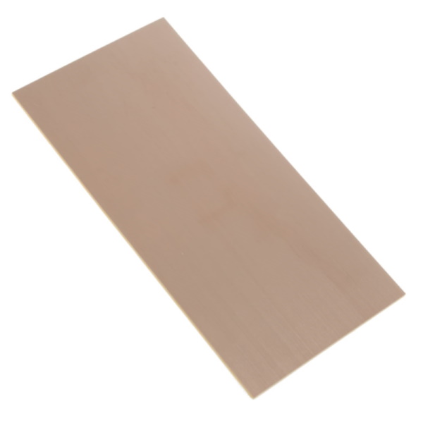 Plain Single Sided Copper Clad Board 100 x 220 x 1.6mm