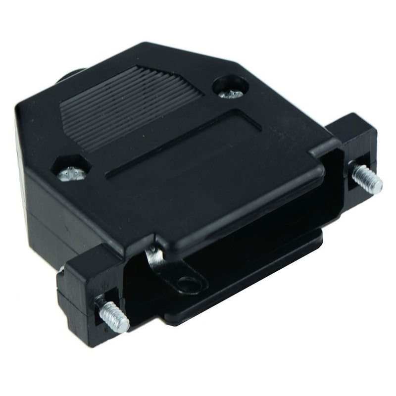 Black 25 Pin D Sub Connector Cover Hood
