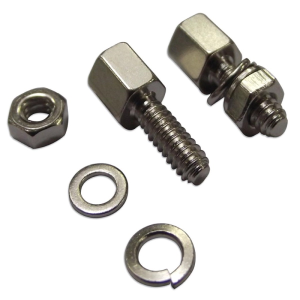 Set Of Screwlock Fitting Kit For D-Sub Panel Connectors 8mm Long