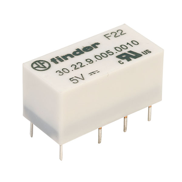 Finder 30.22 DPDT 1.25A BT47W Miniature Relay C/W IC Socket