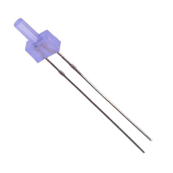 2mm Blue Diffused Flashing 3.5v Lighthouse Tower LED Resistor Reqd