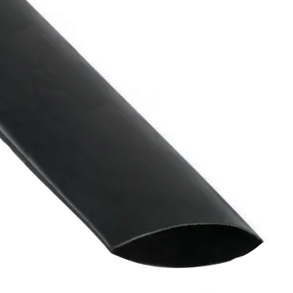 Black 24.0mm Diameter 3:1 Heat Shrink Tubing Flame Retardant 0.5m Length