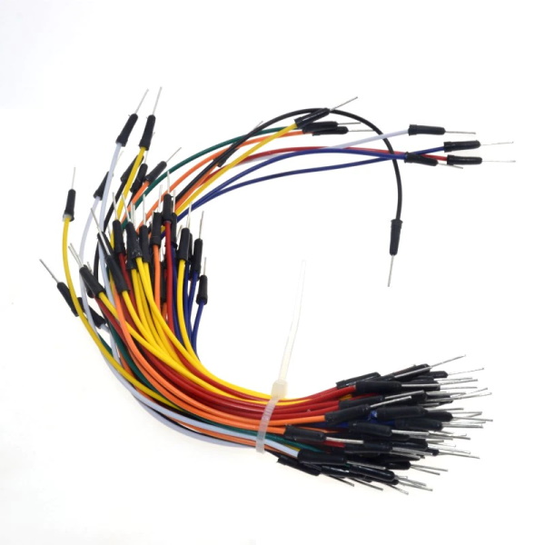 Solderless Flexible Breadboard Jumper Cables Wire Kit 64 Piece