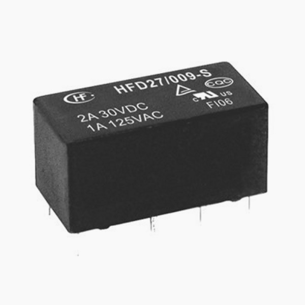 Hongfa Miniature DPCO 1A HFD27 Relay C/W IC Socket