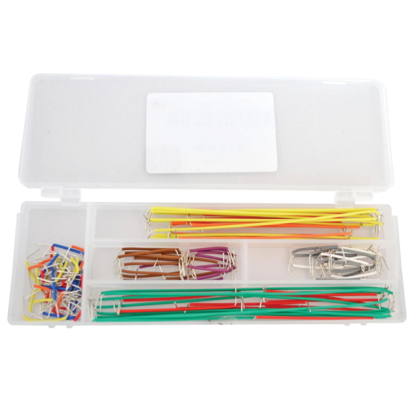 Breadboard Jumper Cable Wire Kit With Box 140 Pieces