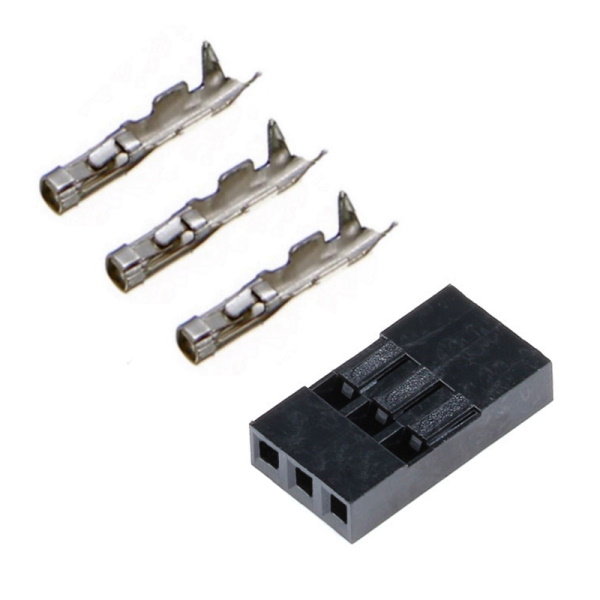 Miniature Connector Set For LED Holder With 2.54mm Pitch 3 Way