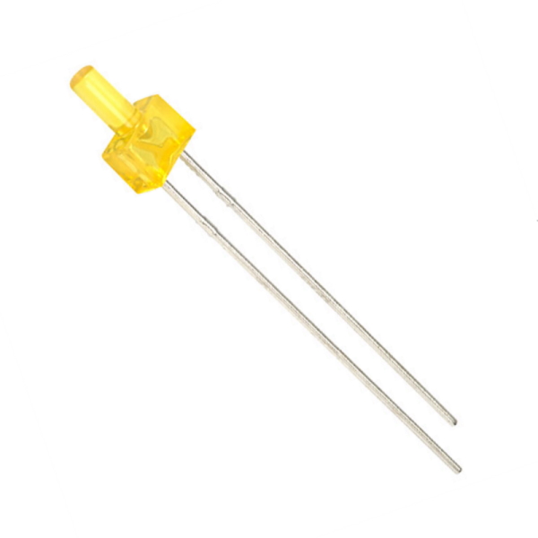 2mm Yellow Diffused 2.1v Lighthouse Tower LED Resistor Reqd