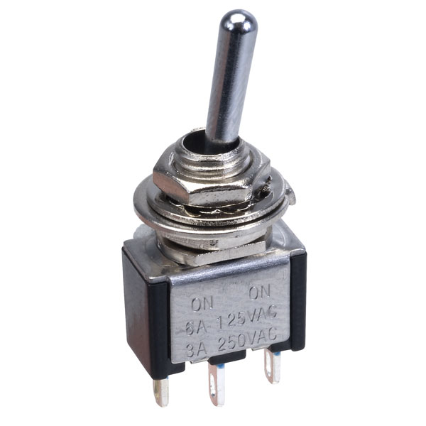 Miniature Toggle Switch SPDT ON-ON Panel Mount