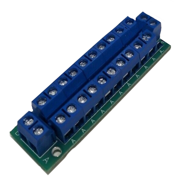 Power Distribution Board for DC, DCC and AC Wiring 12 way connector