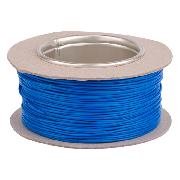 Blue 1/0.6 Single Core Layout Equipment Wire 100m Reel