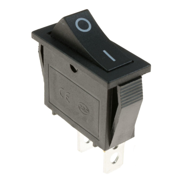 Rectangle Rocker Switch SPST OFF - (ON) Momentary