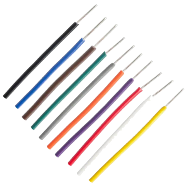 1 Metre Of 10 Colours 1/0.25 mm Single Core Fine Equipment Wire Bundle
