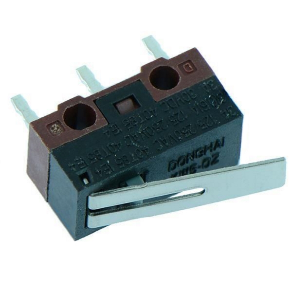Sub miniature PCB Microswitch 13mm Lever SPDT 3A