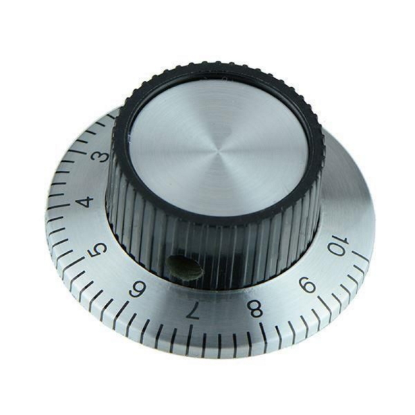 Calibrated Control Knob 37mm for 6.35mm Spindles