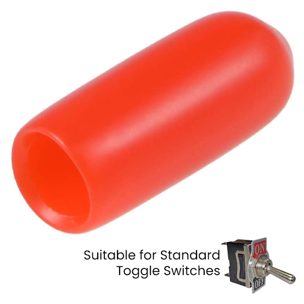 Toggle Lever Cover For Standard Toggle Switch Range Red Packet 10