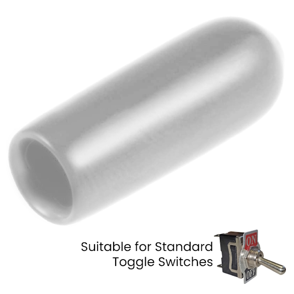 Toggle Lever Cover For Standard Toggle Switch Range White Packet 10