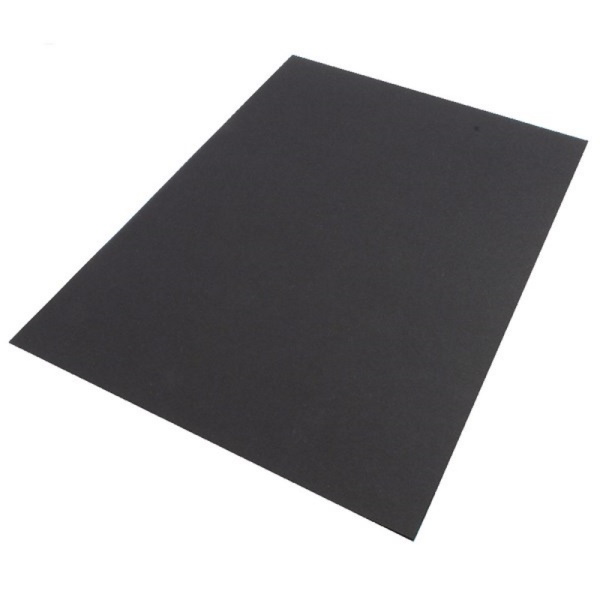 Black Plasticard Sheet 40 Thou 1mm 305 X 230mm (12" x 9")