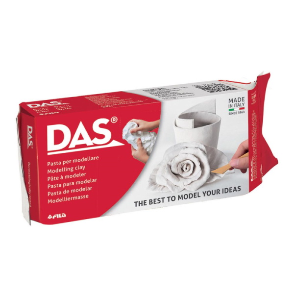 DAS Air Drying White Modelling Clay 500g