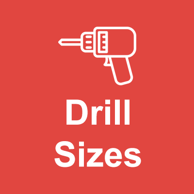Drill sizes