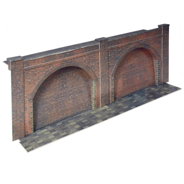 Superquick SQC08.0 Red Brick Arches Low Relief OO/HO Card Kit
