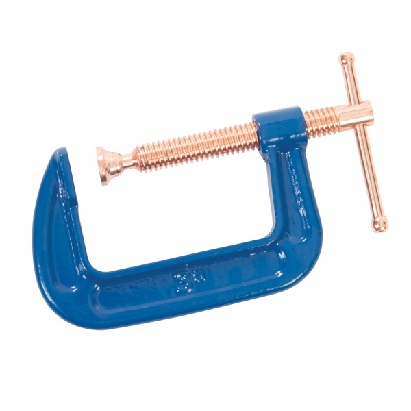 Silverline Cast Iron 75mm G-Clamp