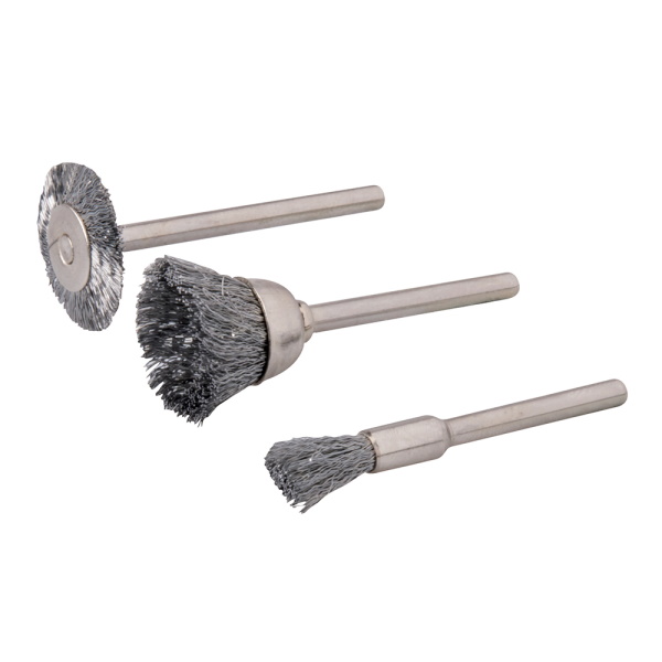 Silverline 580466 3 Piece Steel Brush Set