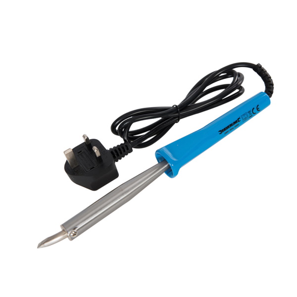 Silverline 868784 100w Soldering Iron 230v UK Fitted Plug