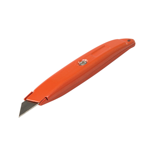 Silverline CT05 145mm Retractable Trimming Knife Hi-Vis Orange