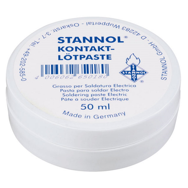 Stannol Contact Soldering Paste Rosin Based 50g