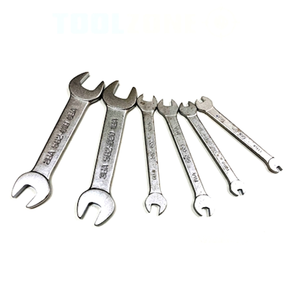Toolzone SP146 BA Open Double Ended Spanner Set 6 Piece